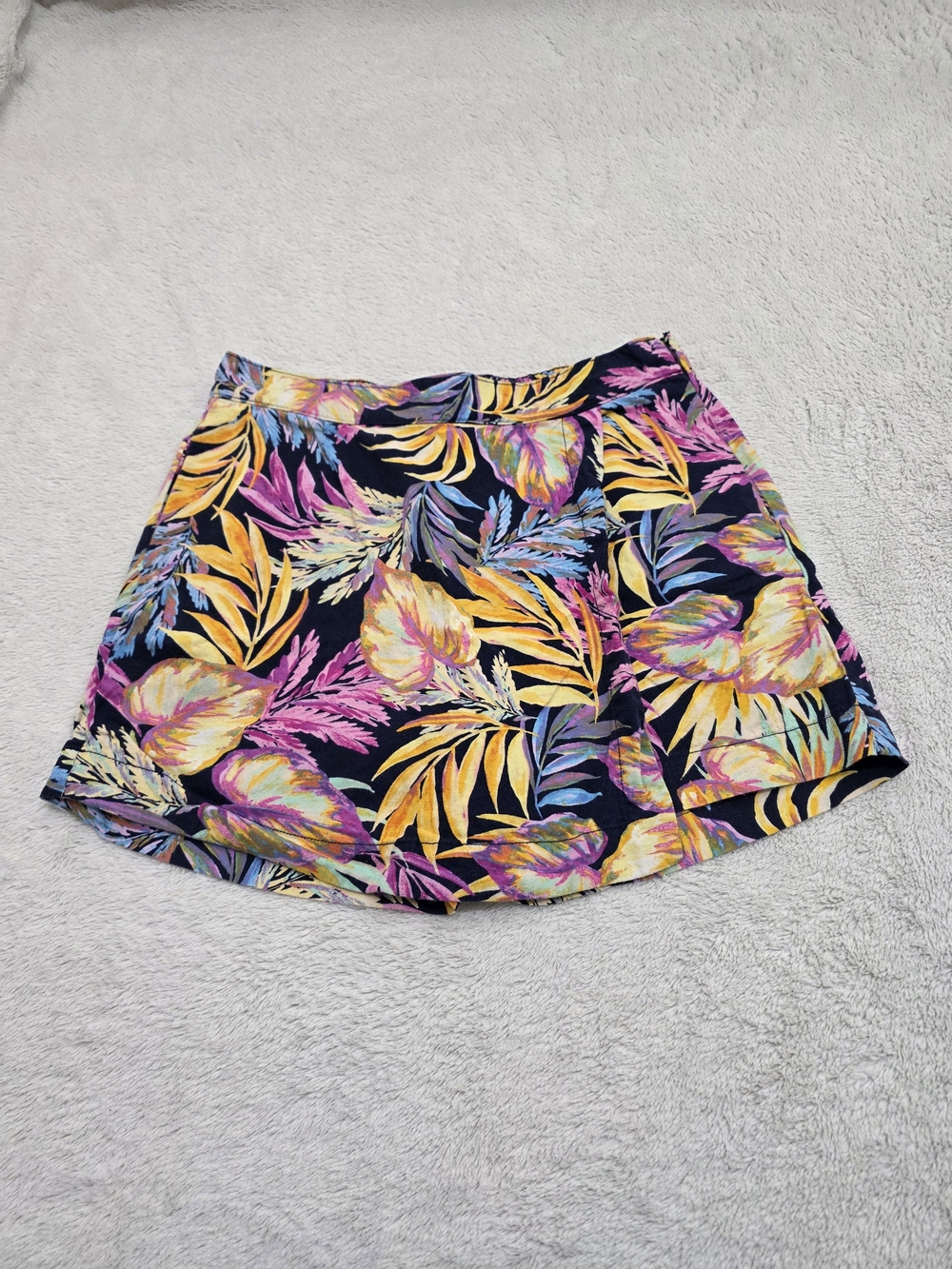 St. John's Bay Multicolor Tropical-Print Skort
